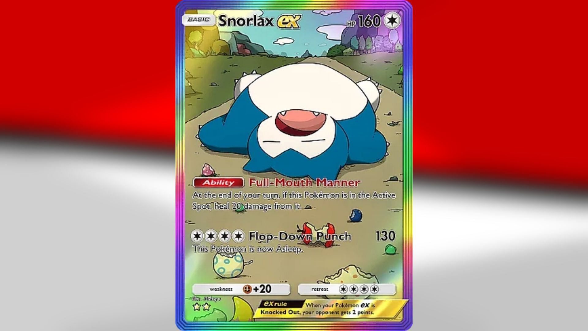 Snorlax ex Special Art Rare (Image via TPC)